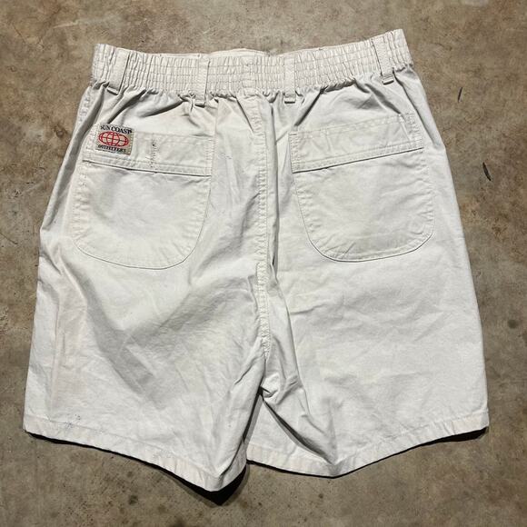 Vintage 90s Sun Coast Outfitters Cream Shorts 27x4.5 - Picture 2 of 3
